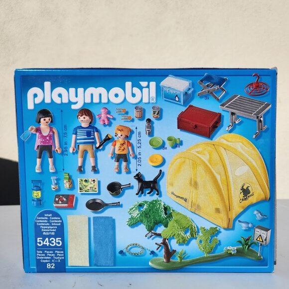 Playmobil Family Camping Set Playset Summer Fun 5435 with Tent Replacement Parts - Picture 11 of 14